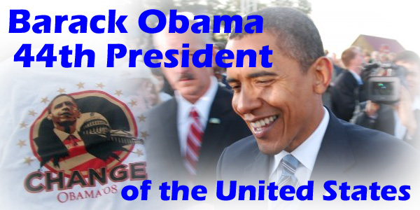Barack Obama elected 44th President of the United States