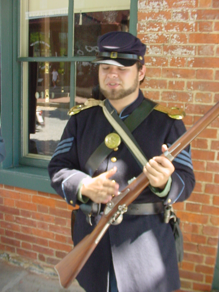 A Civil War Living History Player
