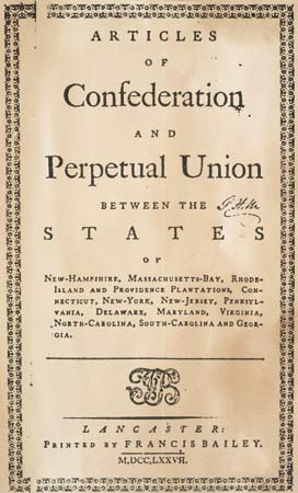 Image: the Articles of Perpetual Union