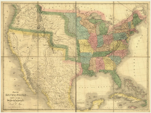 Louisiana Purchase in 1839