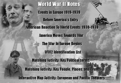 World War II Notes
