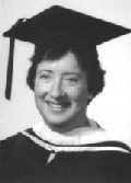 Elisabeth Cassutto graduating from Towson State University, 1977