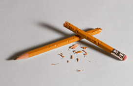 Broken pencils
