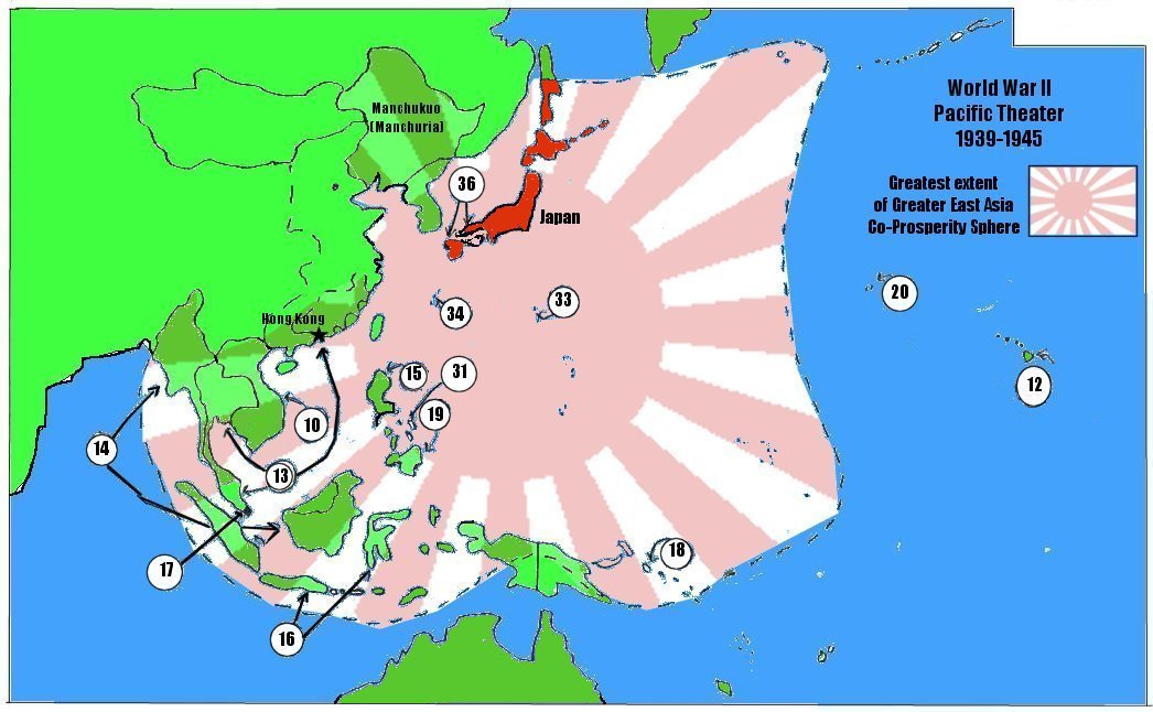 Interactive World War II Battle Map: The Pacific Theater